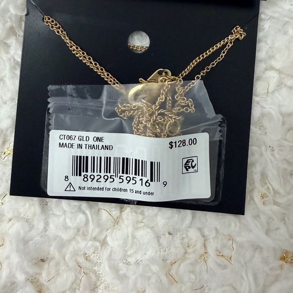 Coach Interlocking Open Circle Pearl Pendant Necklace 16”+2” - Picture 5 of 6